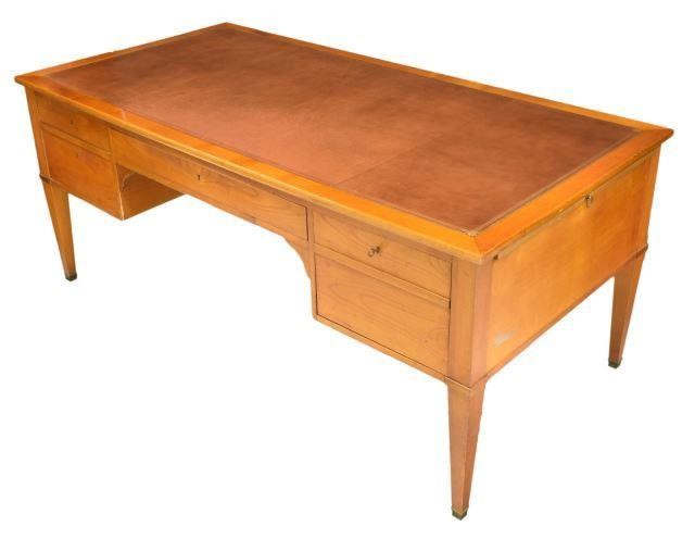 LOUIS XVI STYLE LEATHER-TOP