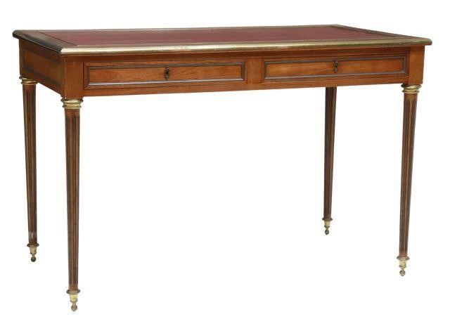 LOUIS XVI STYLE LEATHER-TOP