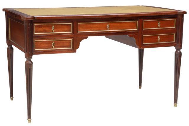 LOUIS XVI STYLE LEATHER-TOP