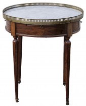 LOUIS XVI STYLE MAHOGANY & MAR