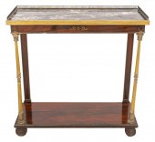 LOUIS XVI STYLE MAHOGANY & BRA