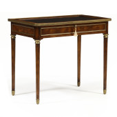 LOUIS XVI STYLE MAHOGANY AND O