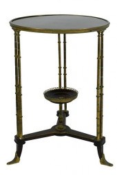 LOUIS XVI STYLE MAHOGANY AND G