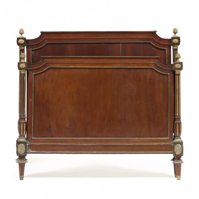 LOUIS XVI STYLE MAHOGANY AND