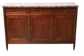LOUIS XVI STYLE MAHOGANY BUFFE