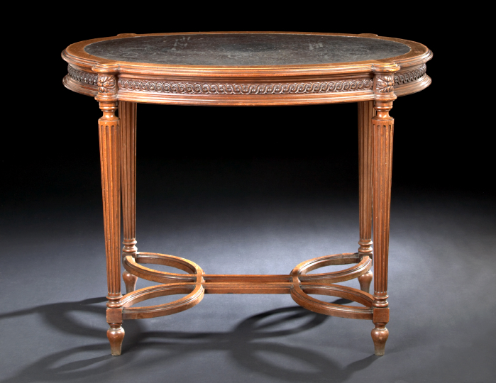 Louis XVI-Style Mahogany Center