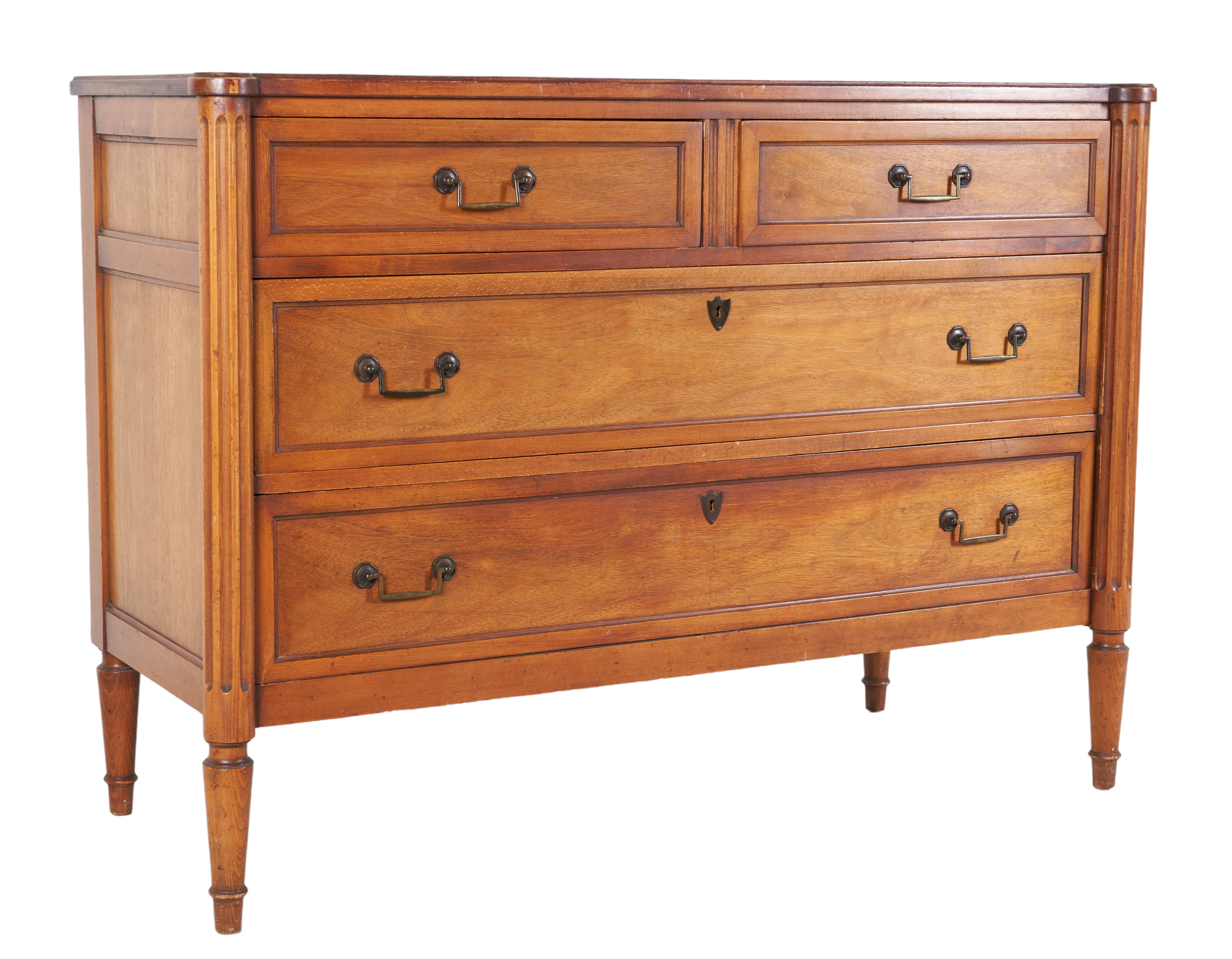 Louis XVI style mahogany chest of