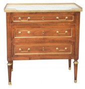 LOUIS XVI STYLE MAHOGANY COMMO