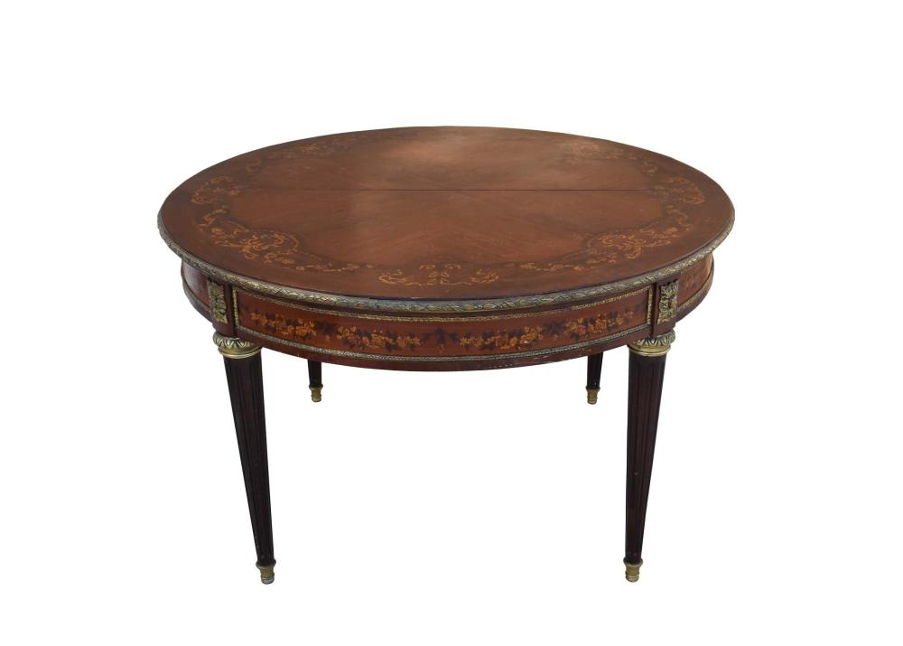 LOUIS XVI STYLE MAHOGANY DINING