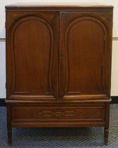 LOUIS XVI STYLE MAHOGANY DOUBL