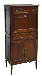 LOUIS XVI STYLE MAHOGANY SECRE