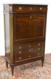 LOUIS XVI STYLE MAHOGANY SECRE