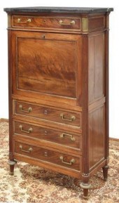 LOUIS XVI STYLE MAHOGANY SECRE