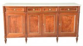 LOUIS XVI STYLE MAHOGANY SIDEB