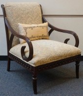 LOUIS XVI STYLE MAHOGANY UPHOL