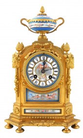LOUIS XVI STYLE MANTLE CLOCK,