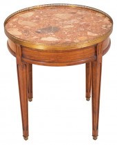 LOUIS XVI STYLE MARBLE MOUNTED