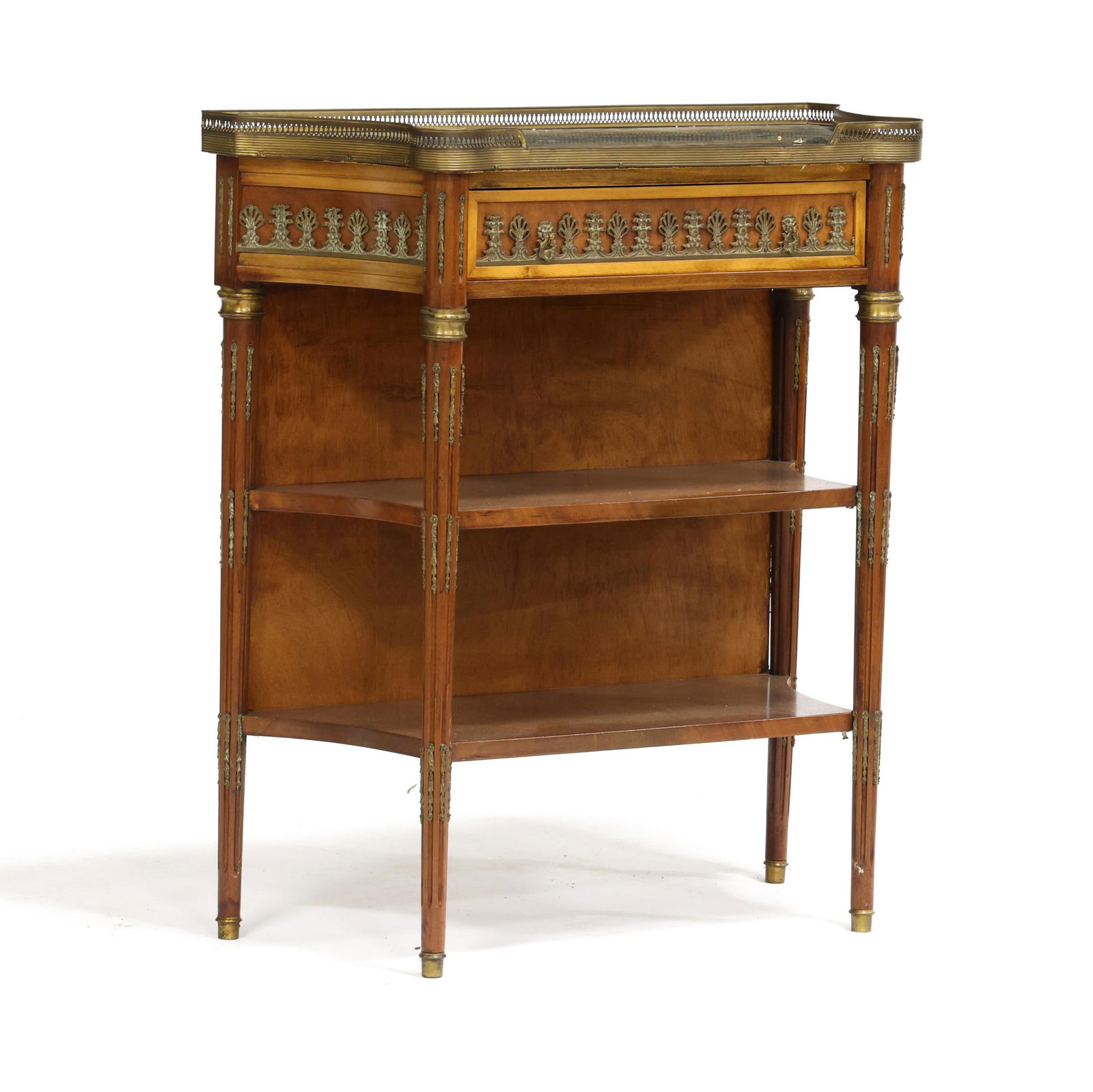 LOUIS XVI STYLE MARBLE, ORMOLU