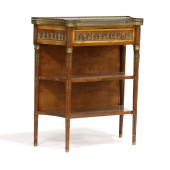 LOUIS XVI STYLE MARBLE, ORMOLU