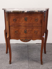 LOUIS XVI STYLE MARBLE TOP INL