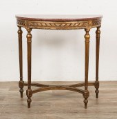 LOUIS XVI STYLE MARBLE TOP DEM