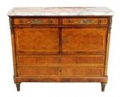 LOUIS XVI STYLE MARBLE TOP CHE
