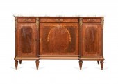 LOUIS XVI STYLE MARBLE TOP INL