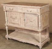 LOUIS XVI STYLE MARBLE TOP DES