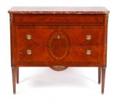LOUIS XVI STYLE MARBLE TOP CHE