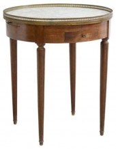 LOUIS XVI STYLE MARBLE-TOP BOU