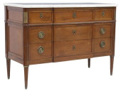 LOUIS XVI STYLE MARBLE-TOP BRE