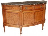LOUIS XVI STYLE MARBLE-TOP BUR