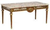 LOUIS XVI STYLE MARBLE-TOP COF