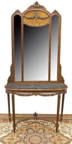 LOUIS XVI STYLE MARBLE-TOP