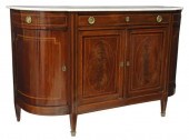 LOUIS XVI STYLE MARBLE-TOP DEM
