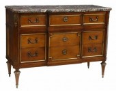 LOUIS XVI STYLE MARBLE-TOP FRU