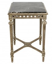 LOUIS XVI STYLE MARBLE-TOP GRE