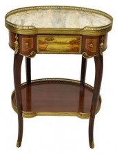 LOUIS XVI STYLE MARBLE-TOP KID