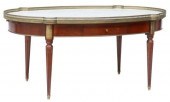 LOUIS XVI STYLE MARBLE-TOP MAH
