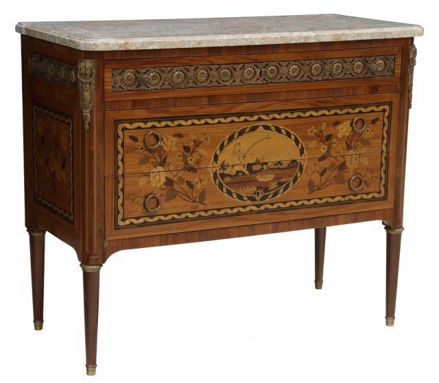 LOUIS XVI STYLE MARBLE-TOP