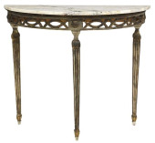 LOUIS XVI STYLE MARBLE-TOP PAI