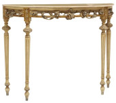 LOUIS XVI STYLE MARBLE-TOP PAI