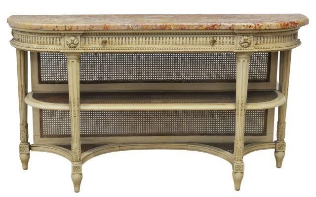 LOUIS XVI STYLE MARBLE-TOP