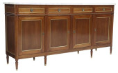 LOUIS XVI STYLE MARBLE-TOP PAR