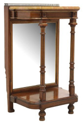 LOUIS XVI STYLE MARBLE-TOP PIE