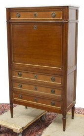 LOUIS XVI STYLE MARBLE-TOP SEC