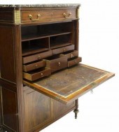 LOUIS XVI STYLE MARBLE-TOP SEC