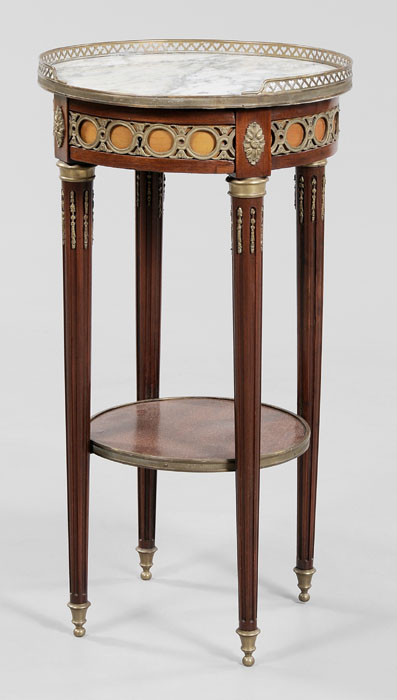 Louis XVI Style Marble-Top Side