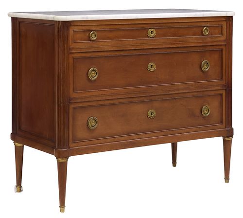 LOUIS XVI STYLE MARBLE-TOP