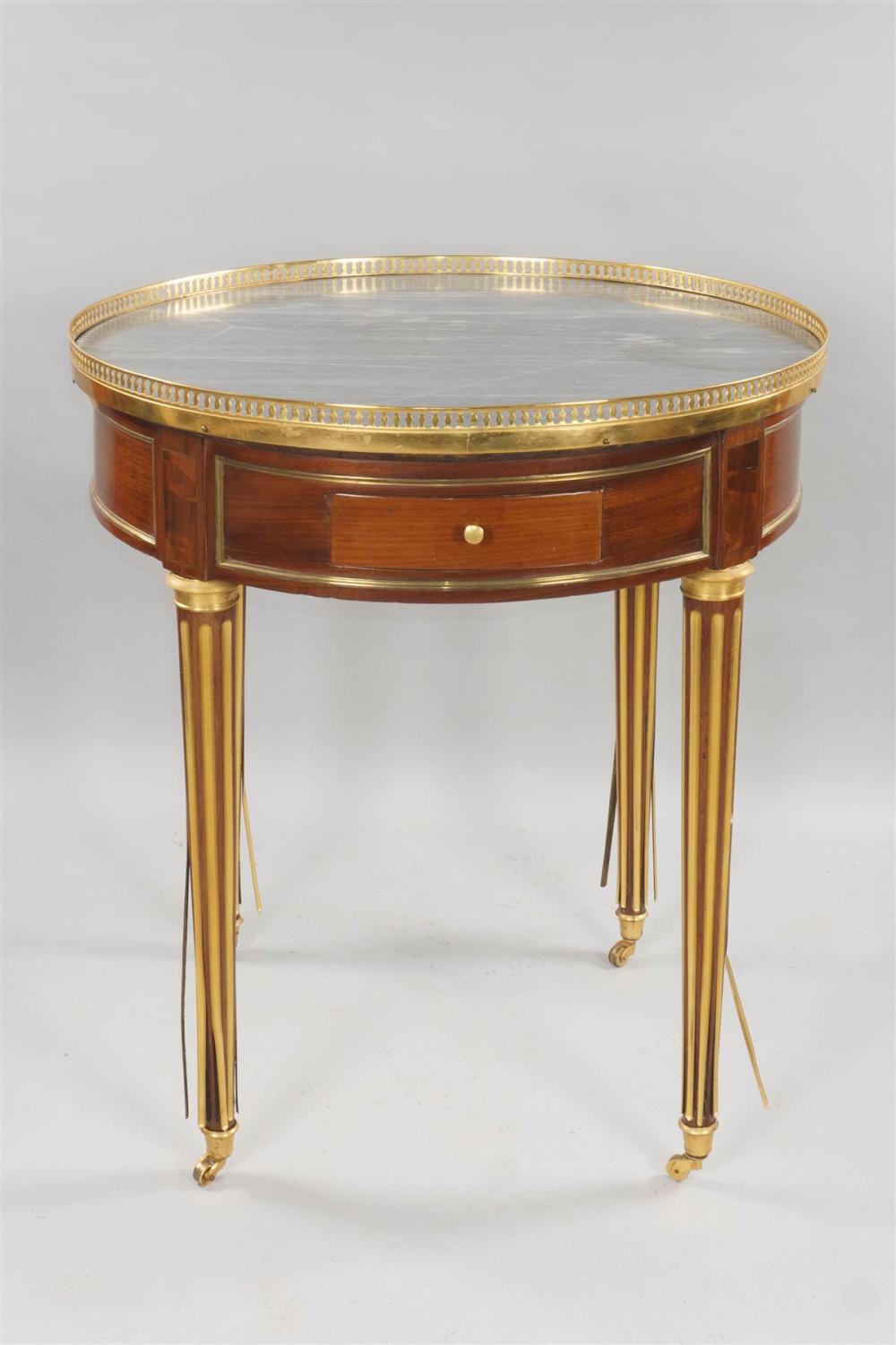 LOUIS XVI STYLE MARBLE TOPPED